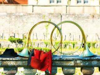 Parforcehorn-Bläser Probe